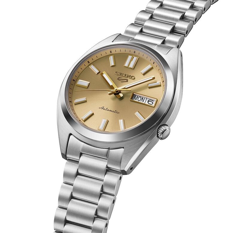 5 Sports SNXS Vintage Gold Collection 37.4mm Mens Watch, , hi-res