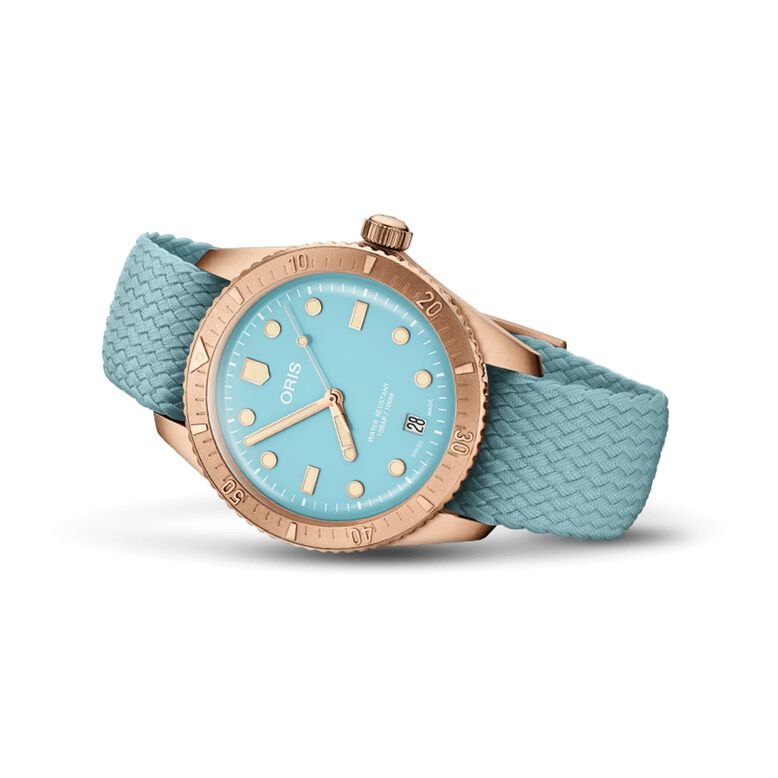 Divers Sixty-Five 38mm Bronze Divers Cotton Candy Sky Blue, , hi-res
