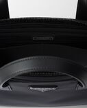 Re-Nylon and Saffiano leather briefcase, , hi-res