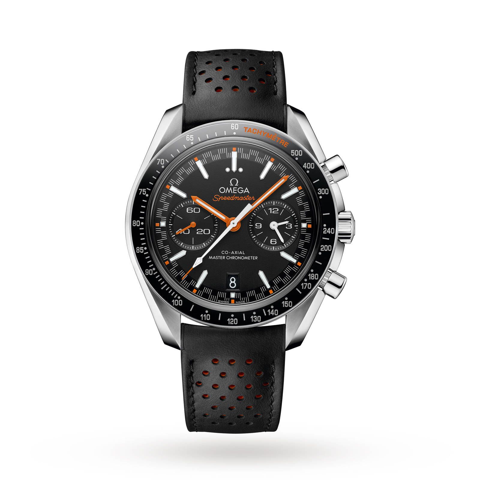 Speedmaster Racing Mens 44.25mm Automatic Co Axial Watch
