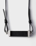 Metal and Saffiano leather smartphone case, , hi-res