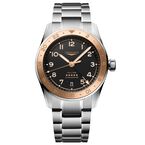 Spirit Zulu Time 1925 39mm Mens Watch Black 18ct Rose Gold
