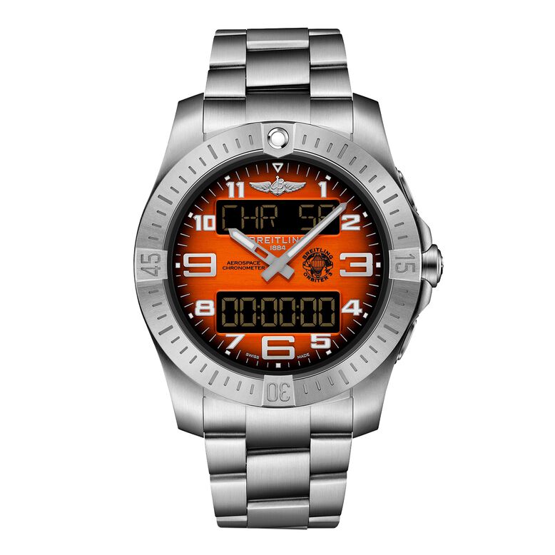 Aerospace B70 Orbiter 25th Anniversary 43mm Mens Watch Orange Titanium, , hi-res