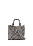 Mini Check Knitted Tote, , hi-res