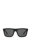 Embossed Check Square Sunglasses