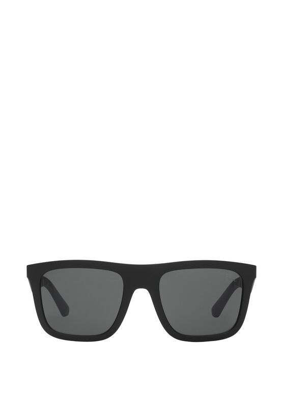 Embossed Check Square Sunglasses, , hi-res