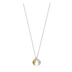 Wing Silver Gold Plated Necklace - Silver