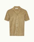 Maitan Tonal Chenille Stripe Agave Green