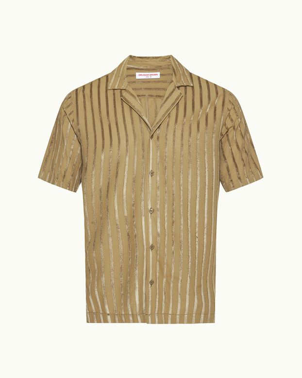 Maitan Tonal Chenille Stripe Agave Green, , hi-res