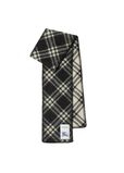 Narrow Check Wool Scarf, , hi-res
