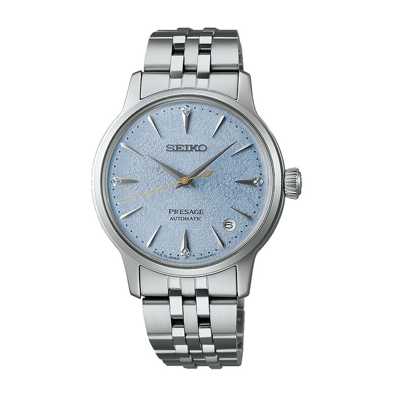Presage 'Frozen Skydiving' Diamond Cocktail Time 34mm Ladies Watch, , hi-res