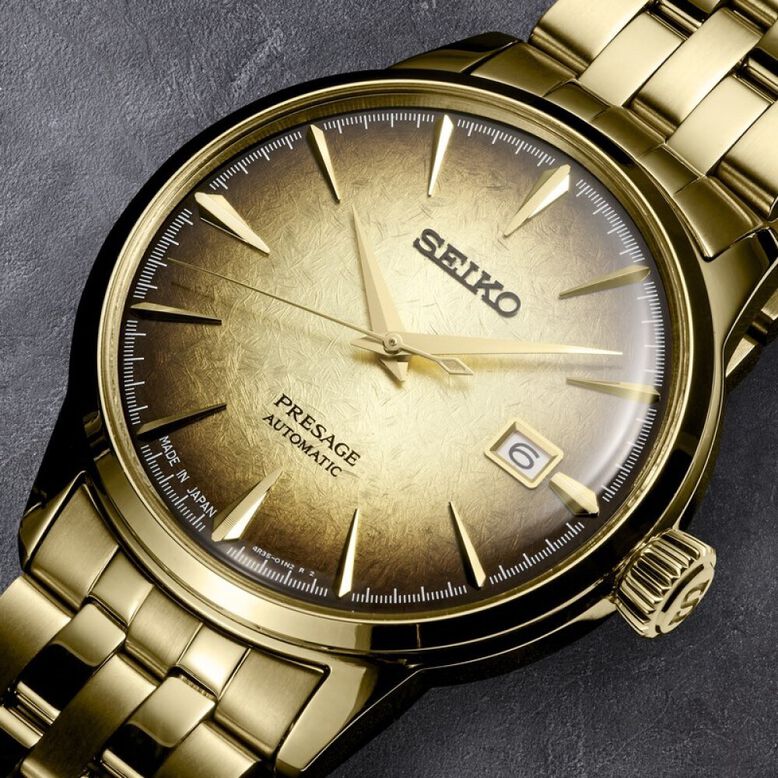 Half and half Presage Cocktail Time European &amp; US exclusive 40.5mm Mens Watch, , hi-res