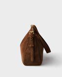 Prada Aimèe large suede shoulder bag, , hi-res
