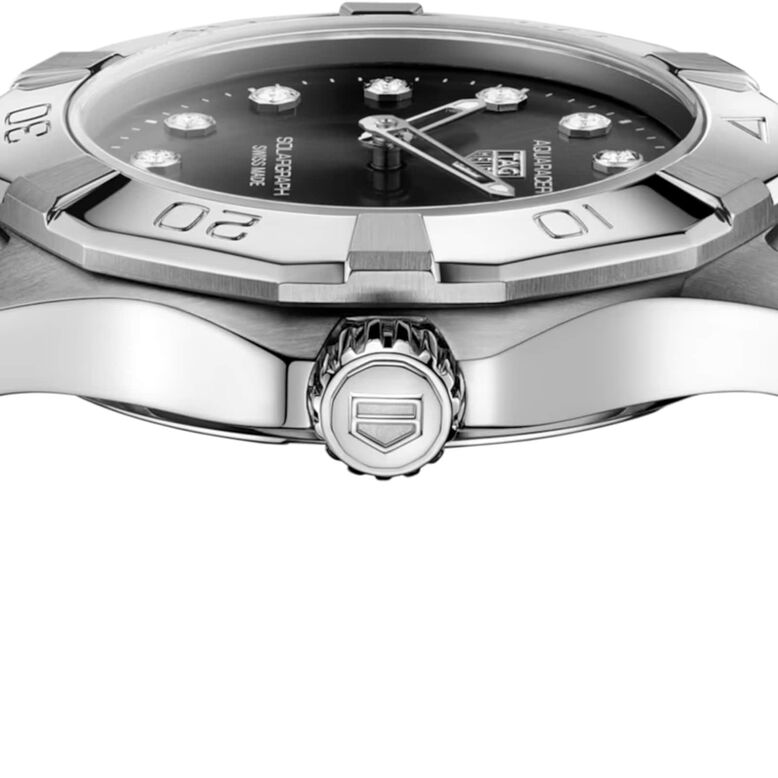 Aquaracer Professional 100 Solargraph 28mm Ladies Watch Black, , hi-res