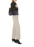 Small Check Knitted Tote, , hi-res