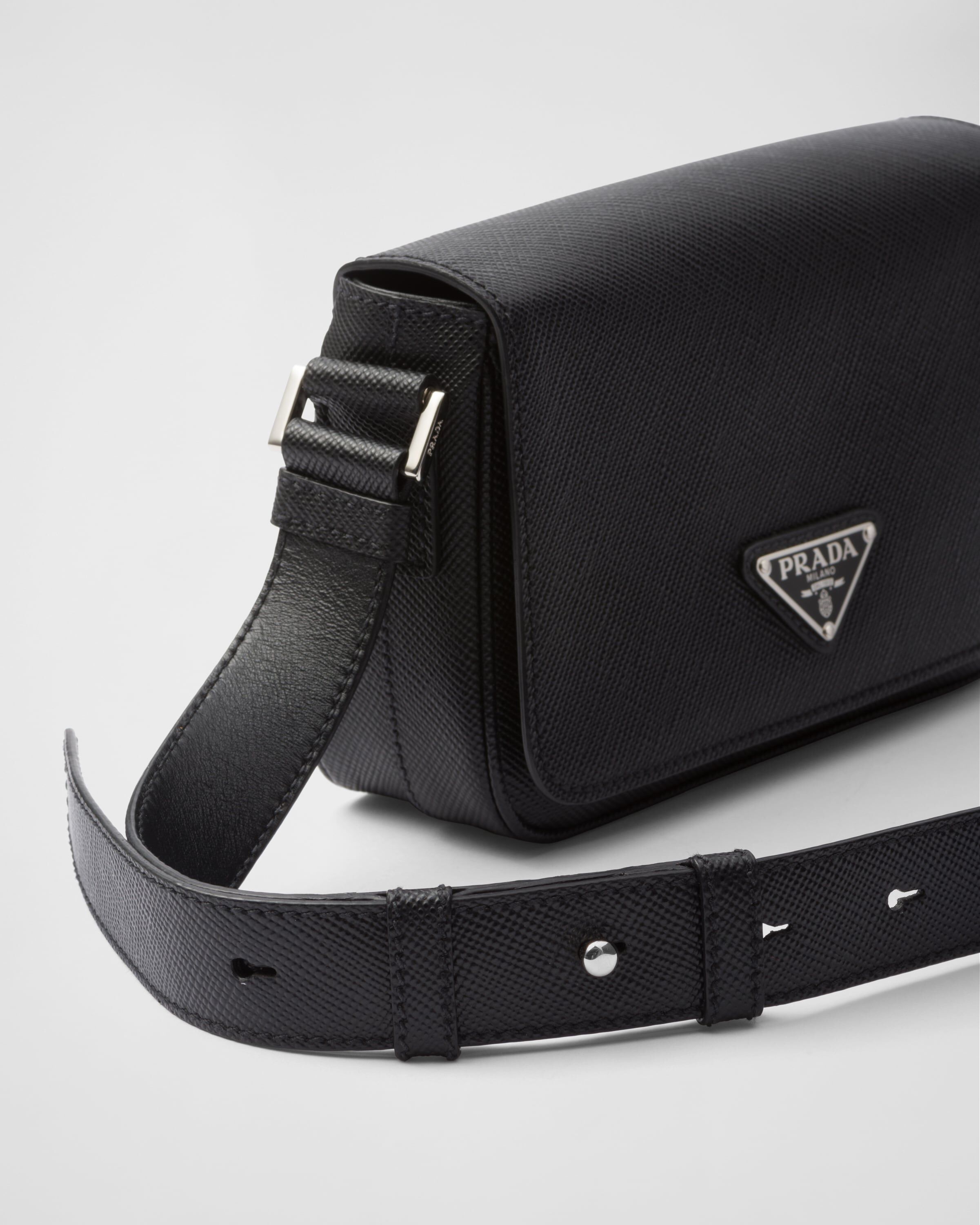 Saffiano leather shoulder bag