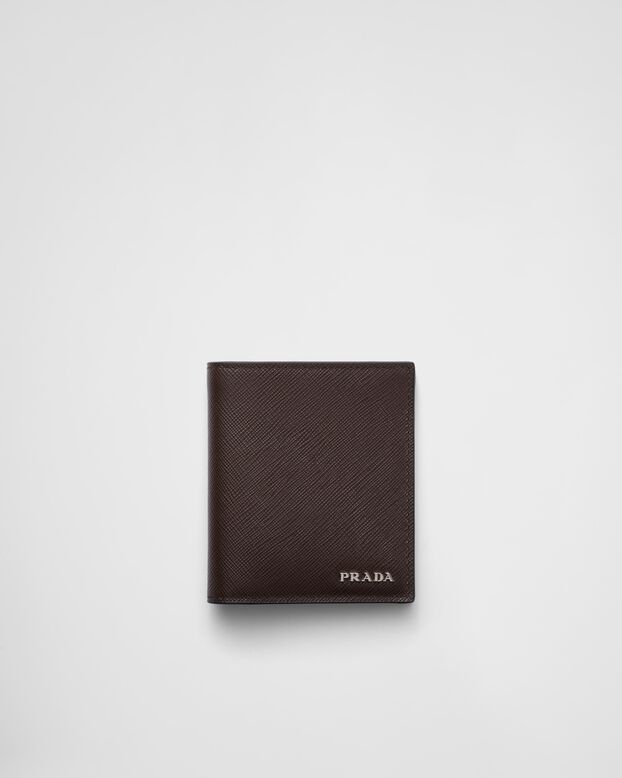 Saffiano leather wallet, , hi-res