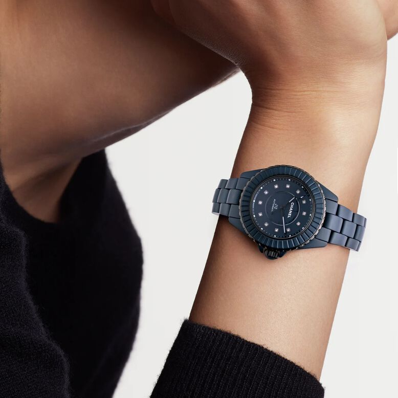 J12 Bleu Watch Calibre 12.2, 33 Mm, , hi-res