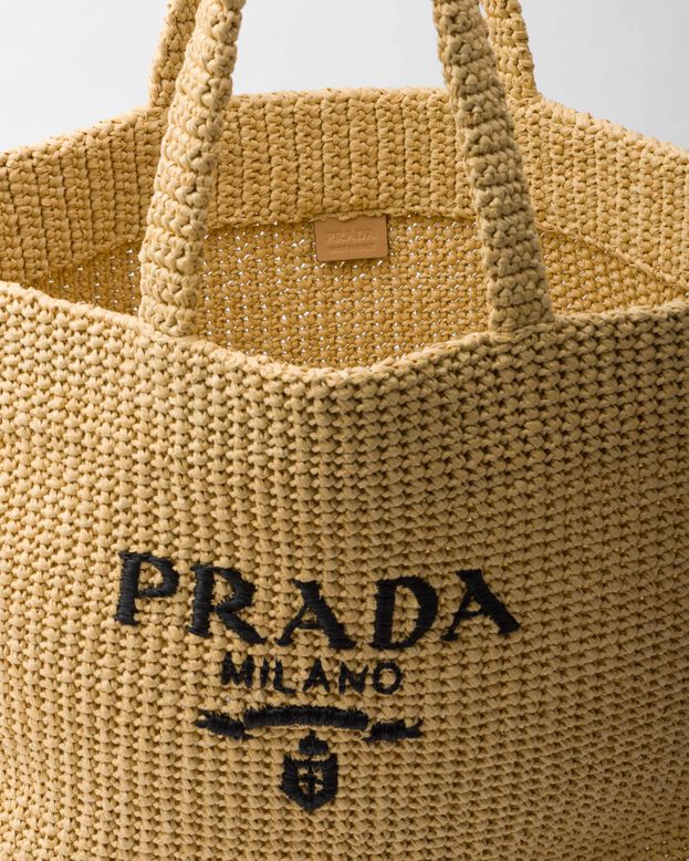 Crochet tote bag, , hi-res