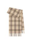 Check Cashmere Scarf