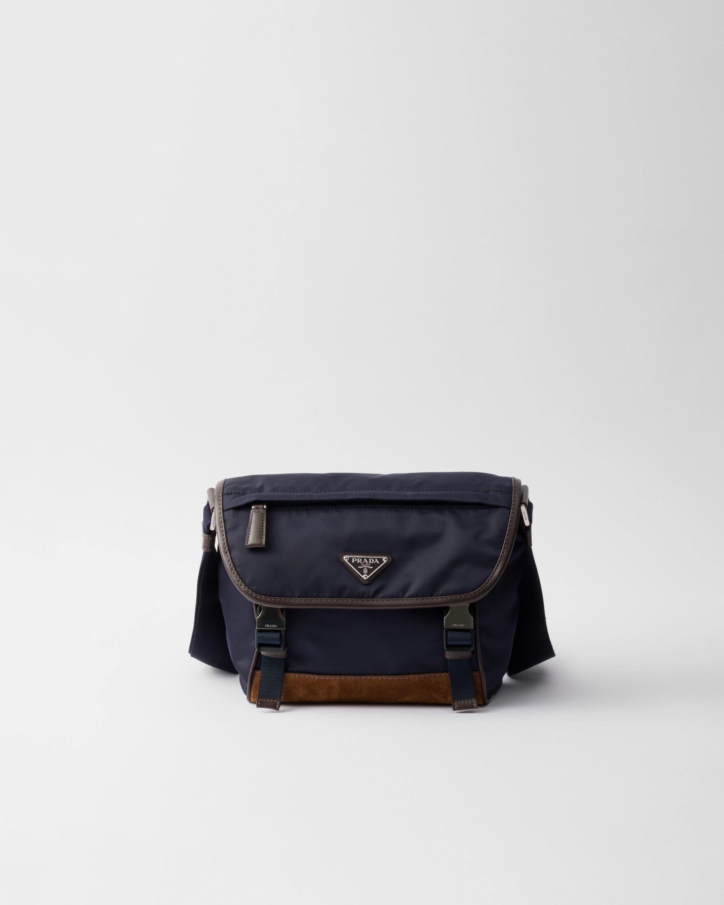 ショルダーバッグ PRADA 2VD066_384_F0C1B RE-NYLON AND LEATHER SHOULDER BAG Prada Medium Re-Nylon and leather shoulder bag Crossbody