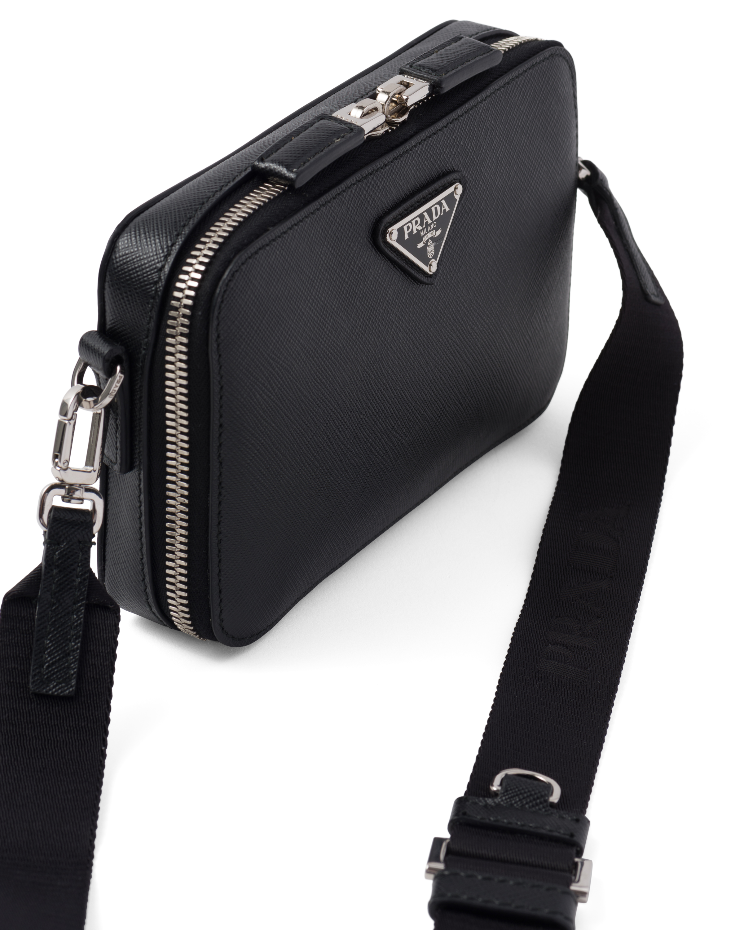 Prada brique saffiano deals leather bag