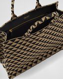 Prada Symbole embroidered fabric tote bag, , hi-res