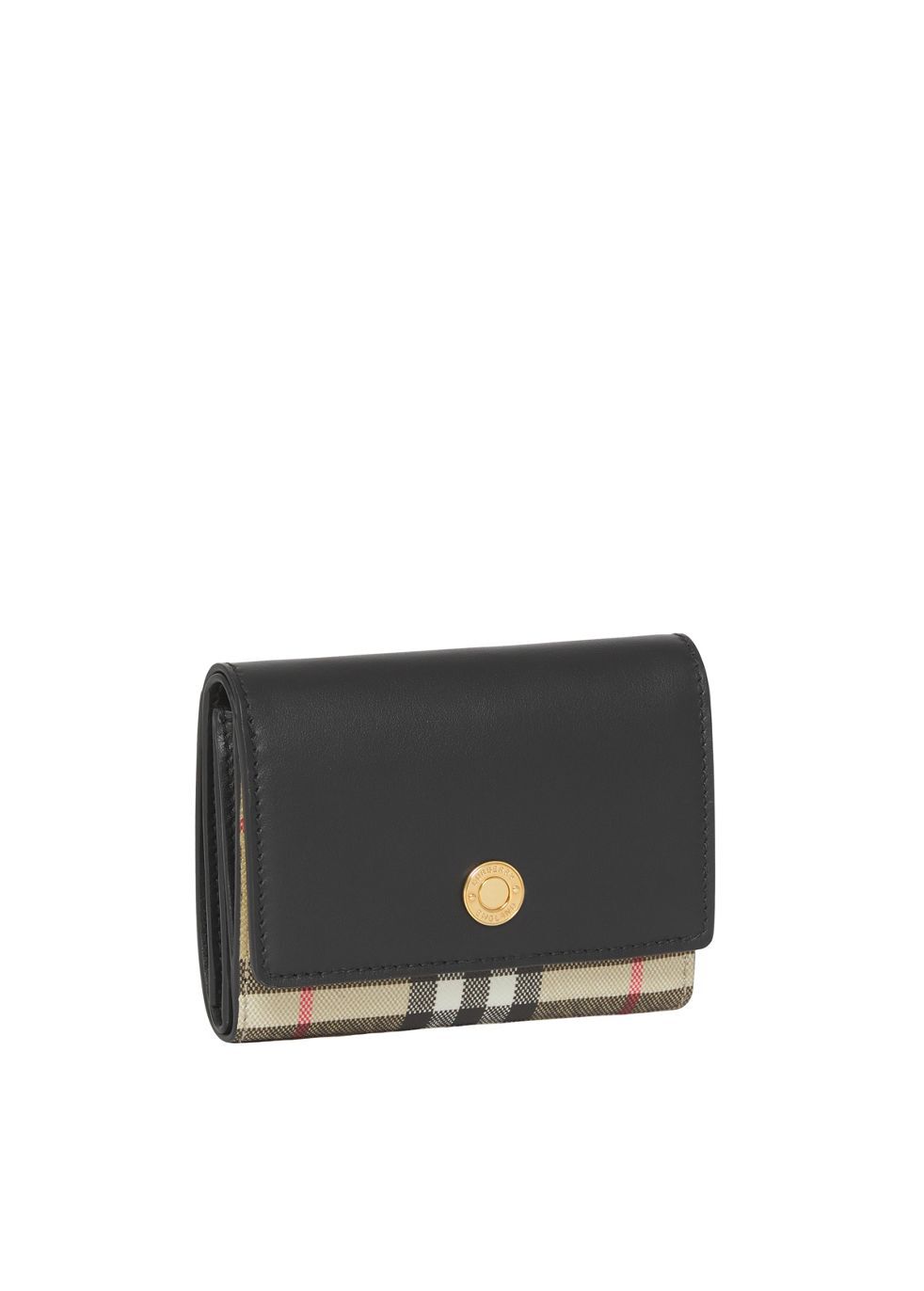 Lila Vintage Check and leather wallet