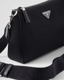 Re-Nylon and Saffiano leather shoulder bag, , hi-res