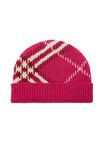 Check Cashmere Blend Beanie,  Check Cashmere Blend Beanie