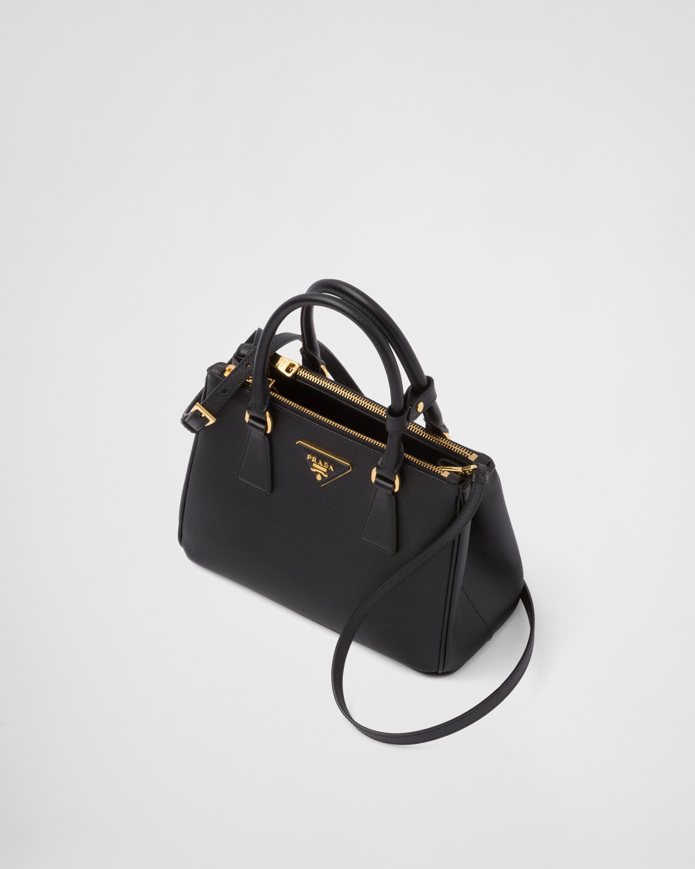 Prada galleria mini saffiano leather tote top