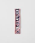 Printed twill skinny scarf