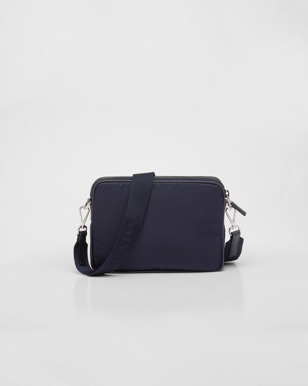 Re-Nylon and Saffiano leather shoulder bag, , hi-res