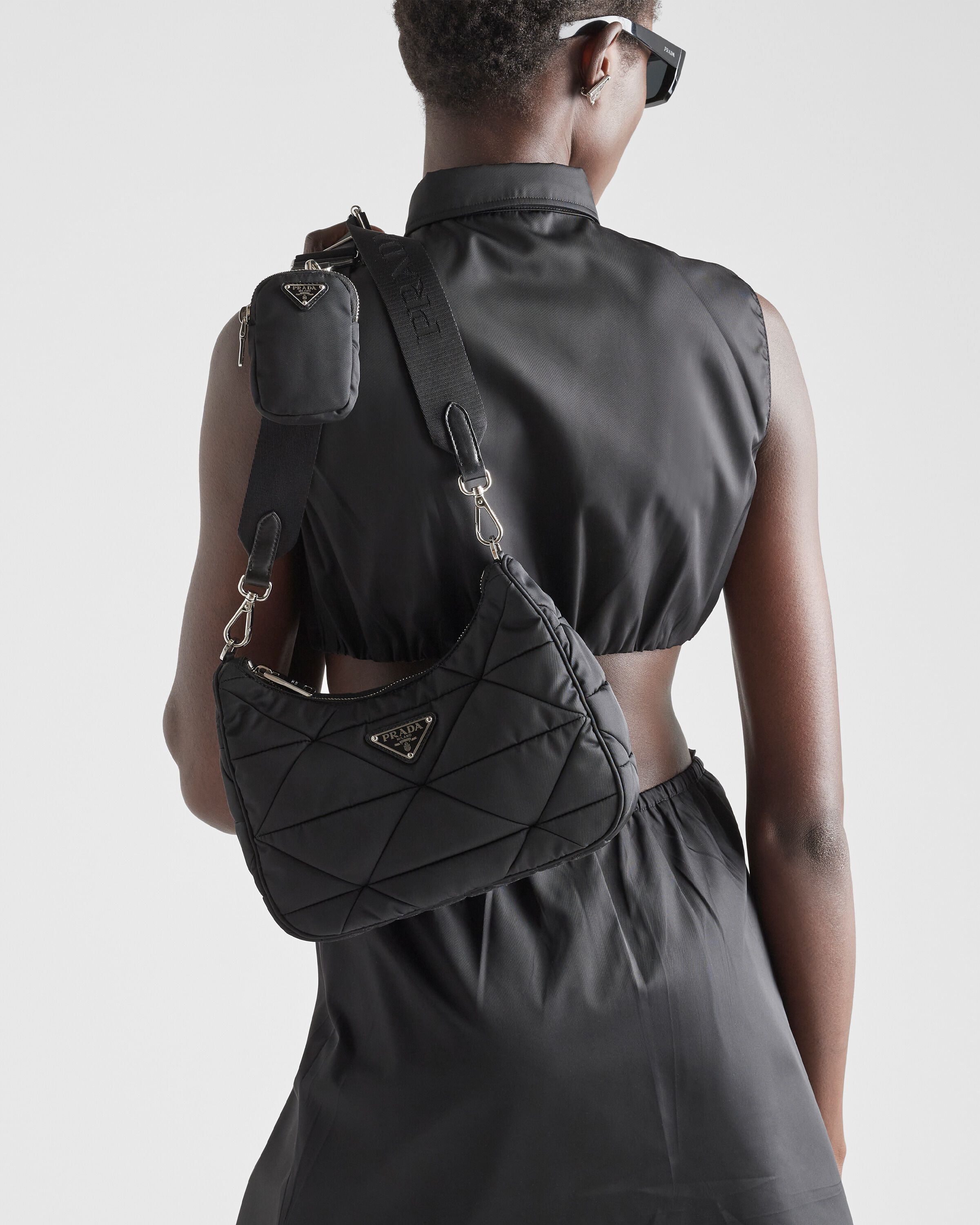 Prada Padded Re Nylon shoulder bag Shoulder Heathrow Reserve Collect