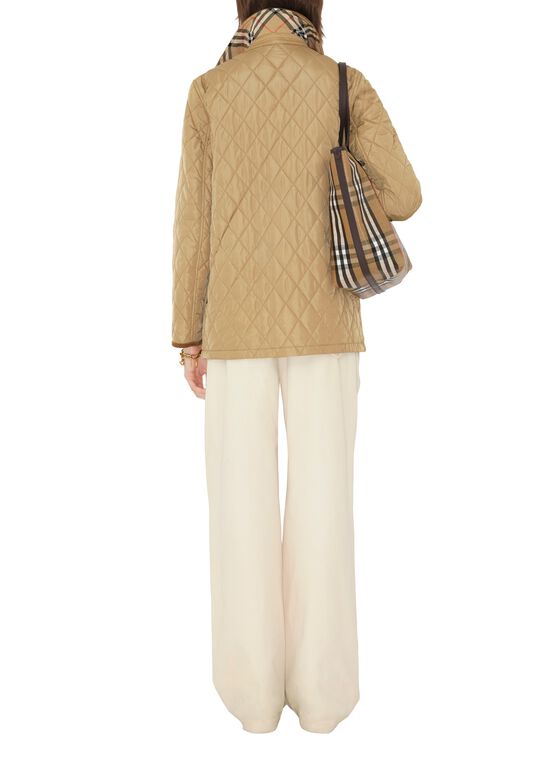 Quilted Nylon Barn Jacket, , hi-res