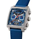 Monaco Chronograph 39mm Mens Watch Titanium Blue, , hi-res