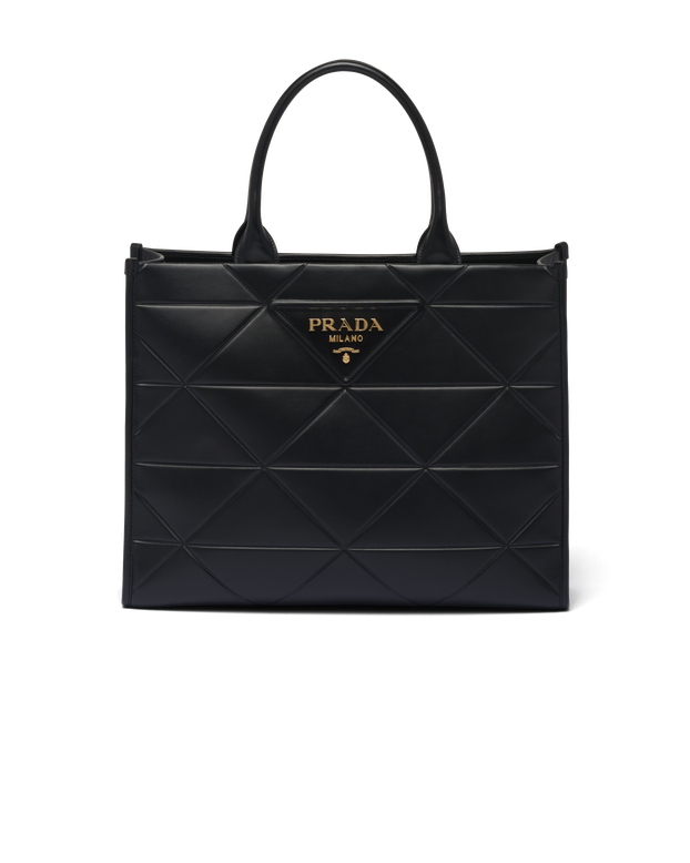 Large leather Prada Symbole bag with topstitching, , hi-res