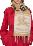 Reversible Knight Stamp Scarf, , hi-res