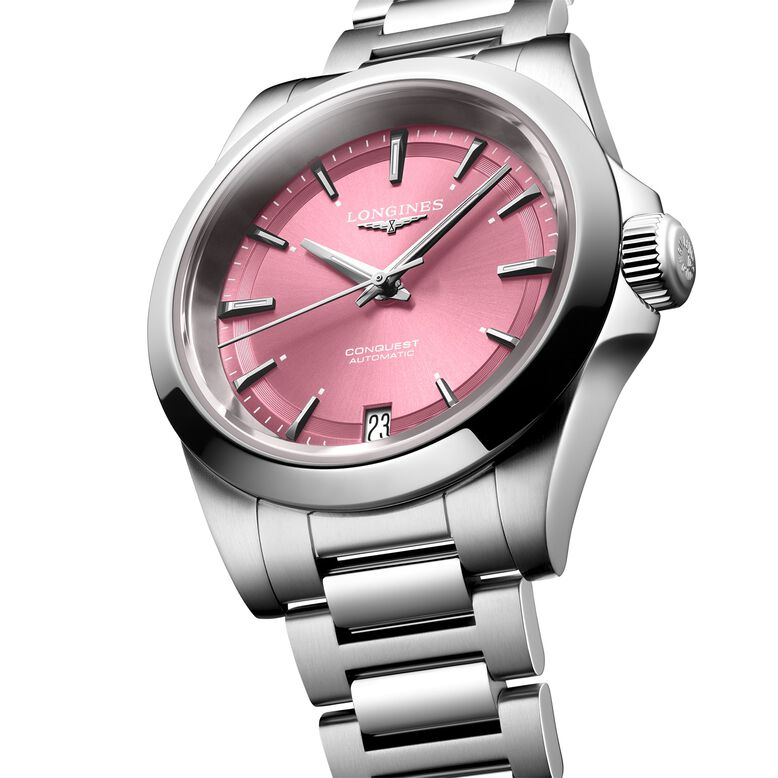 Conquest 34mm Ladies Watch Pink, , hi-res