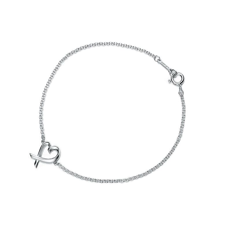 Paloma Picasso&reg; Loving Heart bracelet in sterling silver, medium. - Size Medium, , hi-res