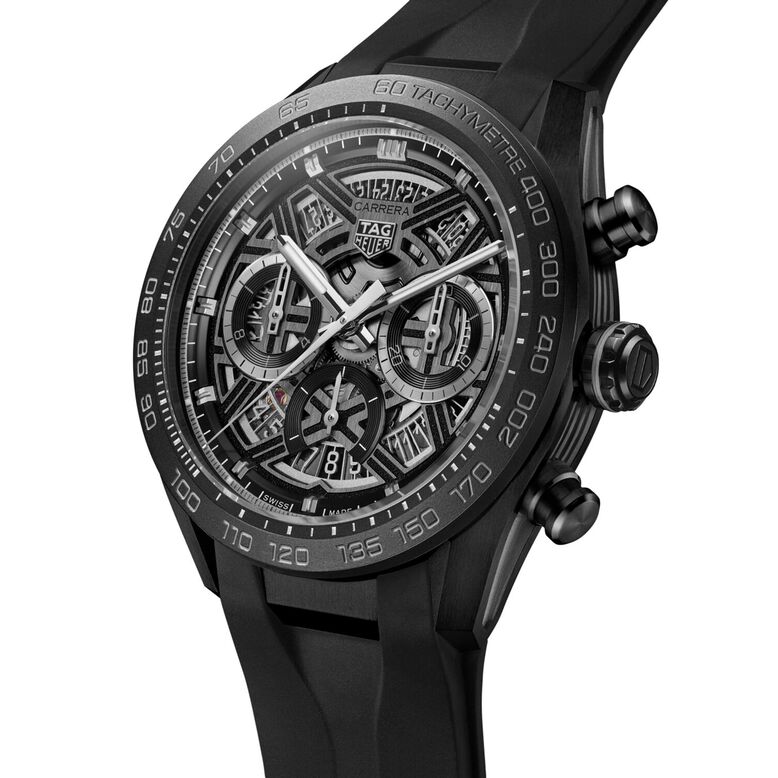 Carrera Chronograph Extreme Sport 44mm Mens Watch Black, , hi-res