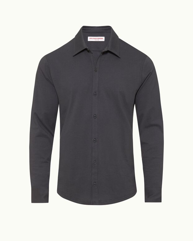 Giles Cotton Silk Piranha Grey, , hi-res