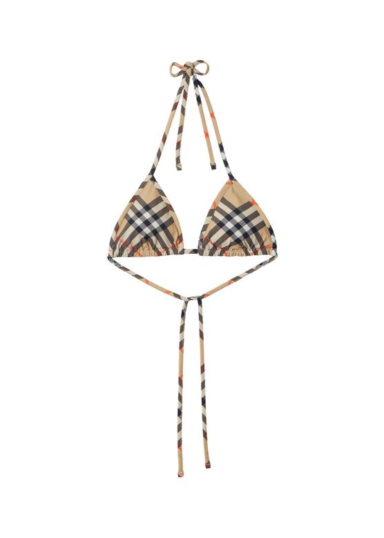 Check Bikini Top, , hi-res