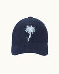 Beesley Palm Emrboidery Midnight Navy