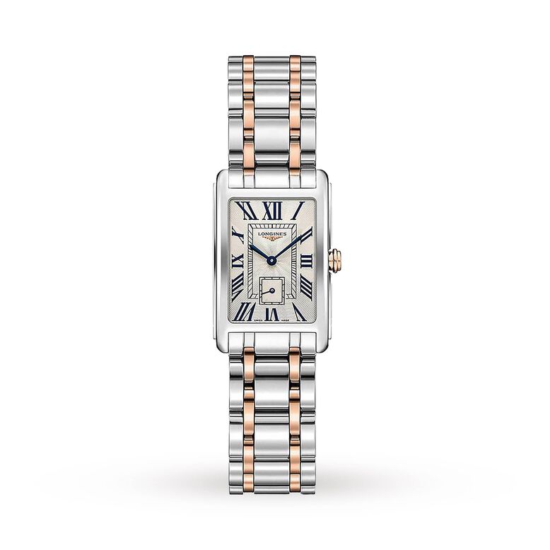 DolceVita 21mm Stainless Steel with 18k Pink Gold Ladies Watch, , hi-res