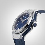 Big Bang Steel Blue Diamonds 38mm, , hi-res