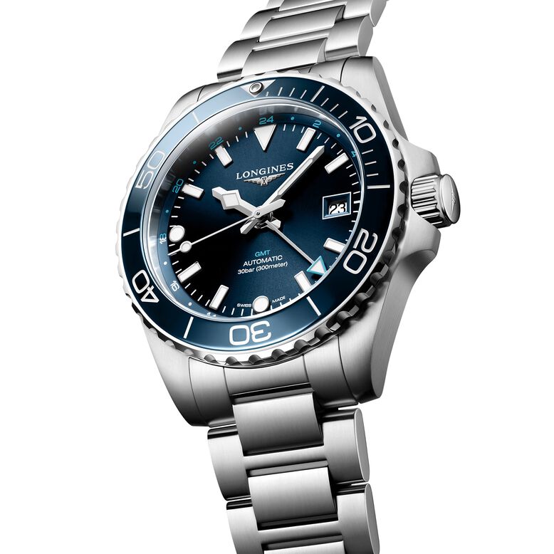 Hydroconquest 41mm Mens Watch Blue Stainless Steel, , hi-res