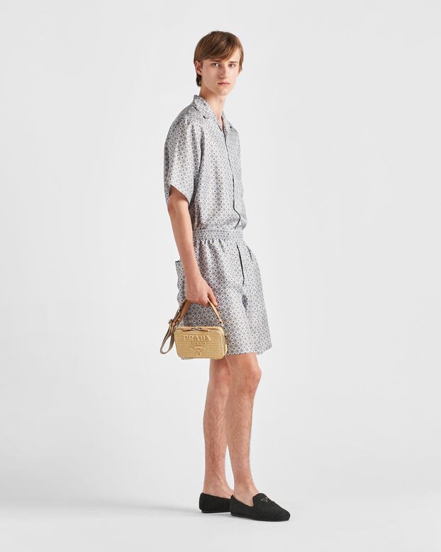 Crochet Prada Brique bag, , hi-res