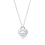 Return to Tiffany™ Heart Tag Pendant in Silver, Medium