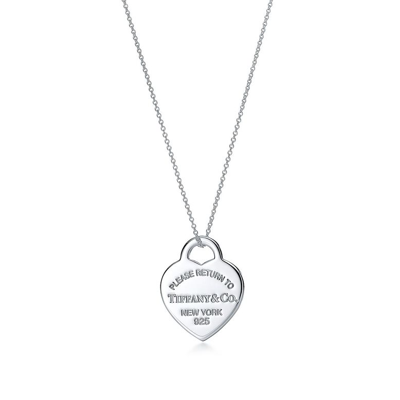 Return to Tiffany&trade; Heart Tag Pendant in Silver, Medium, , hi-res